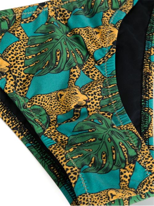 Beachwear forest green/multicolour stretch-design Reina Olga | CAGE BIKINI SETPRINTJUNGLE FEVER